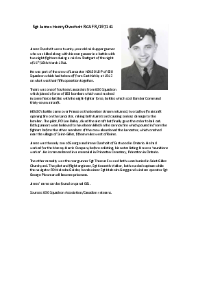 A preview of a PDF biography for Overholt, James Henry